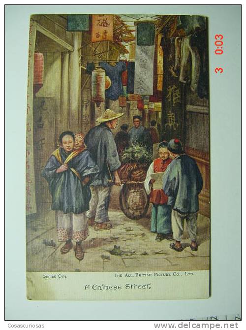 5066 CHINE CHINA ETHNIC ETNICA  A CHINESE STREET  YEARS / ANNI  1920 - Zonder Classificatie