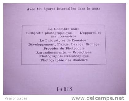 @ AIDE-MEMOIRE PRATIQUE DE PHOTOGRAPHIE (151 FIGURES)  **** 1908 ****  L.-P. CLERC /  BAILLIERE ET FILS