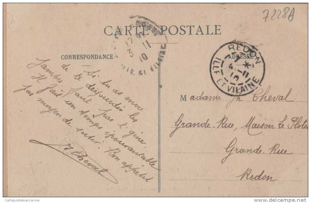 56 PLOERMEL GUEDILLE DANSE BRETONNE Postée 03.11.1918 Mr à Mme CHEVAL REDON ¤ PHOTO BAILLY Vve CHAMARRE 7.902 MORBIHAN - Ploërmel