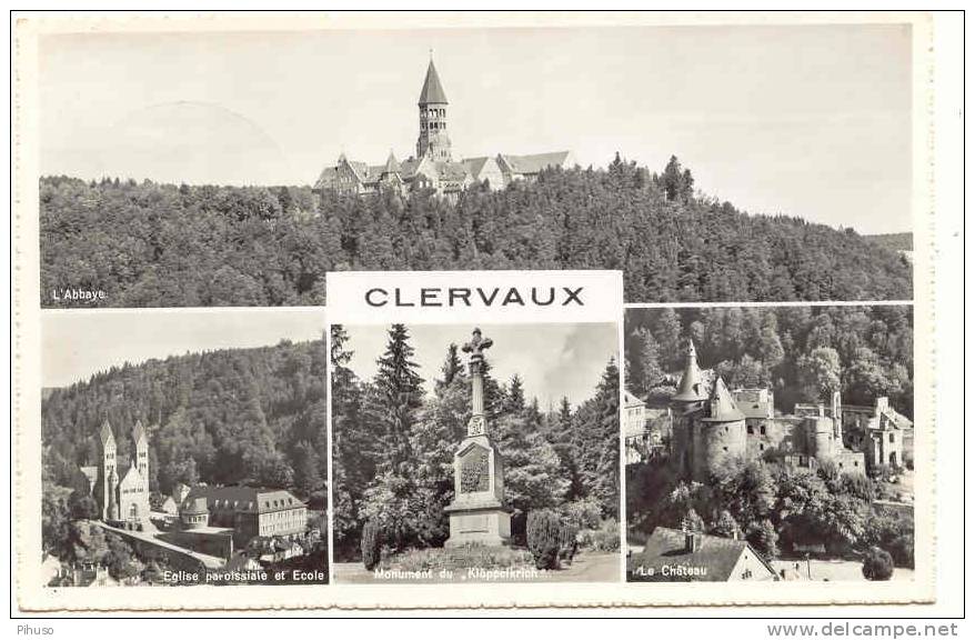 L240  CLERVAUX : 4 Picture Card - Clervaux