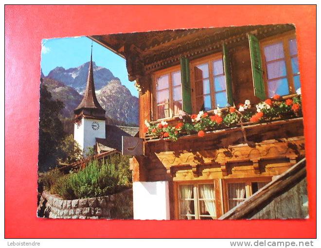 CPSM-SUISSE-3671-GSTEIG BEI GSTAAD-CARTE EN BON ETAT - Gstaad