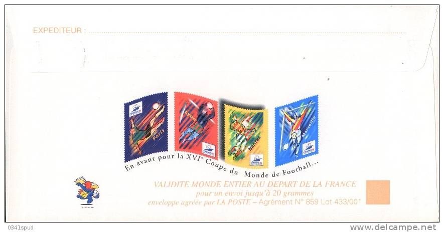1998 France  PAP  Nantes  Championnat Du Monde Football Soccer Calcio - 1998 – Frankreich