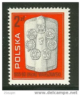 POLAND 1980 MICHEL NO 2685 MNH - Nuevos