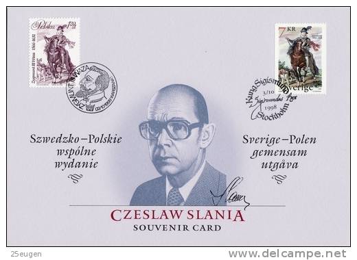 POLAND 1998 Michel No: 3730 In Souvenir Card Used - Storia Postale