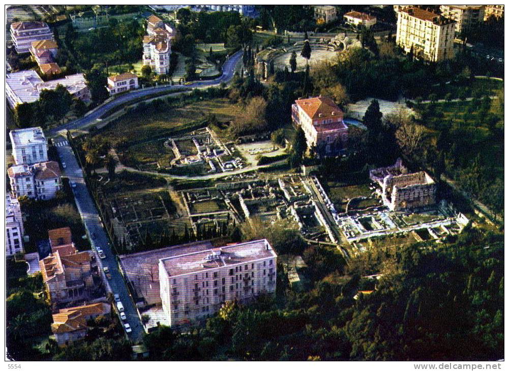 Cpsm 06 ALPES MARITIMES    Nice   Cimiez     Vue Aerienne - Cafés, Hôtels, Restaurants