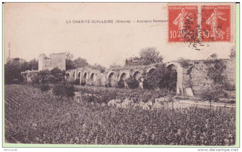 NIEVRE.LA CHARITE SUR LOIRE.ANCIENS REMPARTS - La Charité Sur Loire