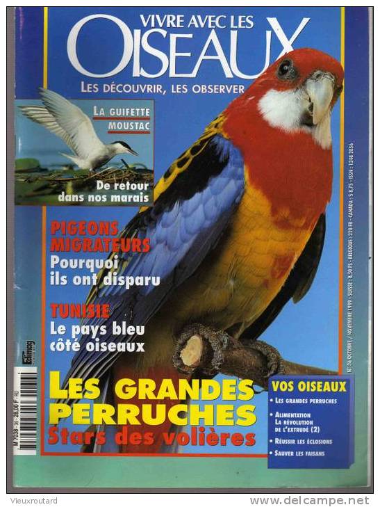 VIVRE AVEC LES OISEAUX, N° 36 - OCTOBRE / NOVEMBRE 1999 - Animaux