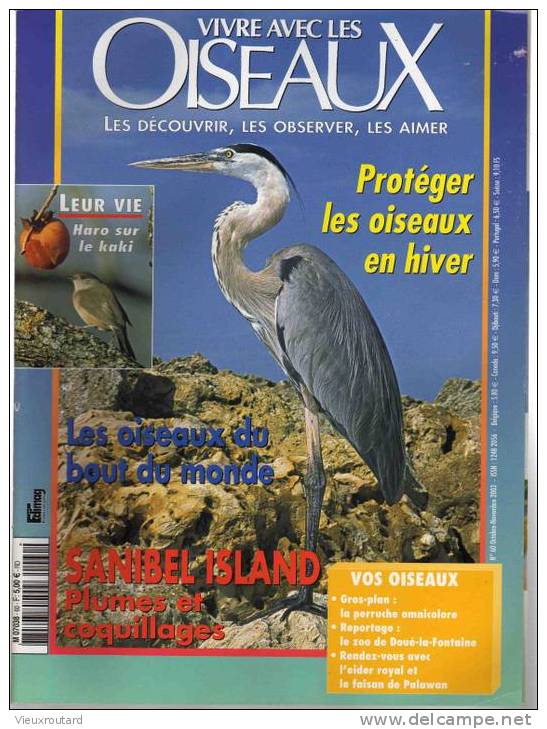 VIVRE AVEC LES OISEAUX, N° 60 - OCTOBRE/NOVEMBRE2003 - Tierwelt
