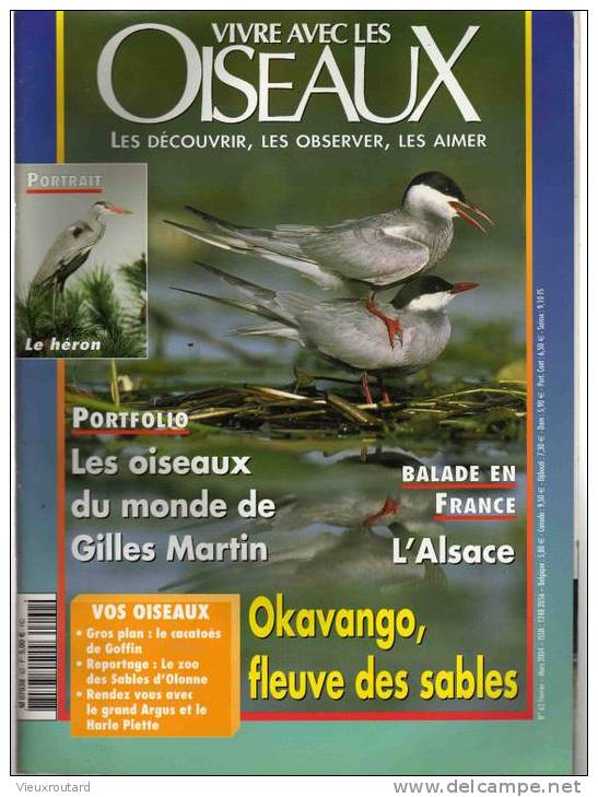 VIVRE AVEC LES OISEAUX, N° 61 - DECEMBRE 2003 JANVIER 2004 - Animaux