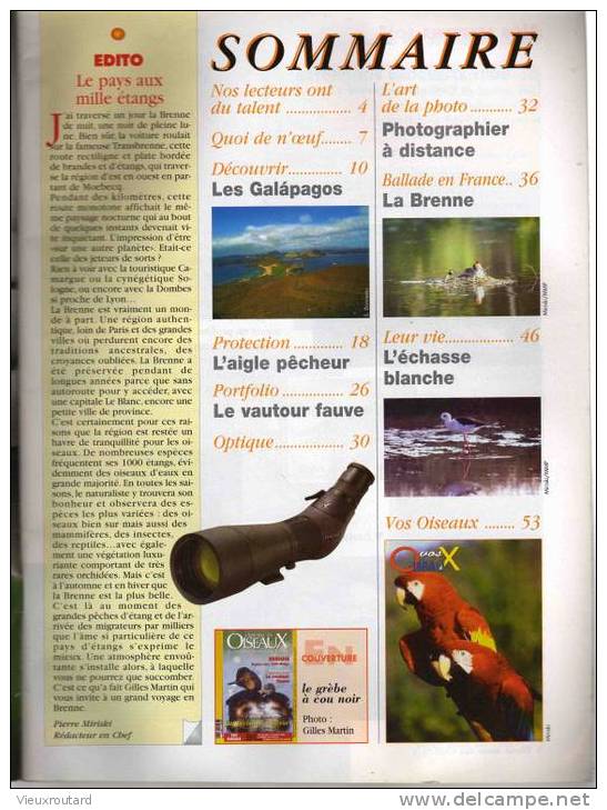 VIVRE AVEC LES OISEAUX, N° 65 - AOUT / SEPTEMBRE 2004 - Animali