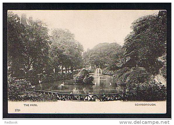 Early Postcard The Park Scarborough Yorkshire - Ref 276 - Scarborough