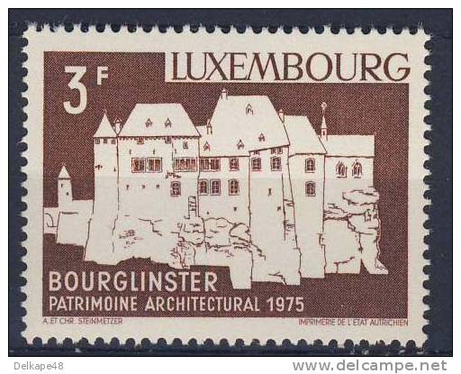 Luxemburg Luxembourg 1975 Mi 901 YT 850 ** Bourglinster Castle / Citadelle / Burg - Europäisches Denkmalschutzjahr - Unused Stamps