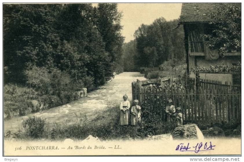 38 - CPA Pontcharra - Au Bord Du Bréda - Pontcharra