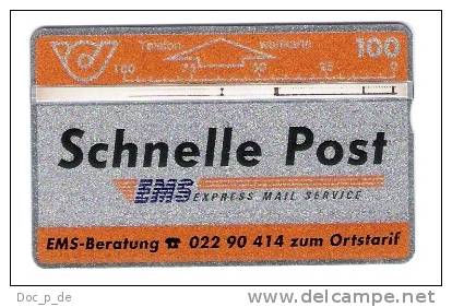 Austria - Österreich - Schnelle Post - EMS - Silver / Orange - 106D - Austria