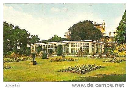 GARDENS AND WOLLATON HALL .  NOTTINGHAM . - Nottingham