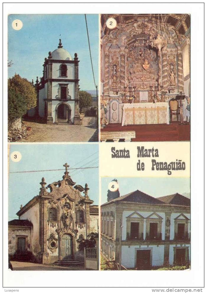 Portugal Cor 3523 – SANTA MARTA DE PENAGUIÃO- IGREJA SÃO JOÃO DE LOBRIGOS SEVER, SENHOANE - Vila Real