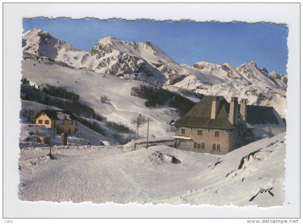 COL DU SOMPORT.  LE CAFE RELAI DU COL ET LE TELESKI.  3152. - Col Du Somport