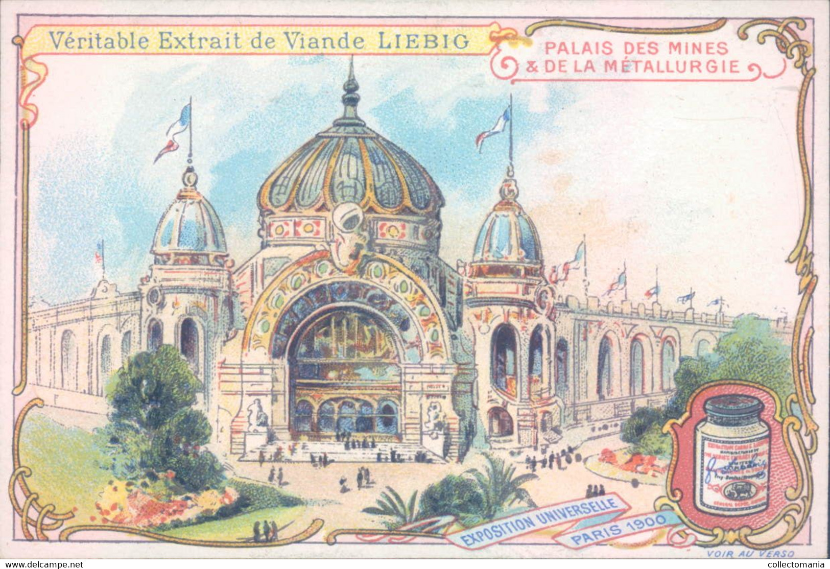 0624 Exposition Universelle Paris 1900 - Liebig Complete  6 Card Set VG Chromo Litho Cards - Liebig