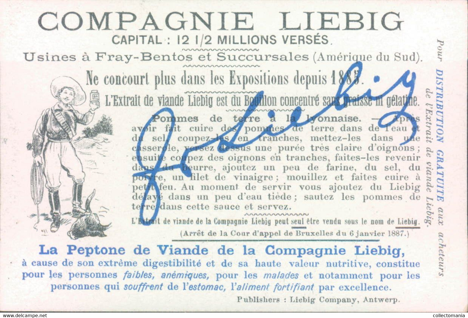 0624 Exposition universelle Paris 1900 - Liebig complete  6 card set VG chromo litho cards