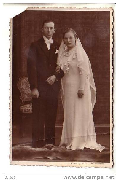 GOOD OLD Photo / Postcard - Wedding - Noces