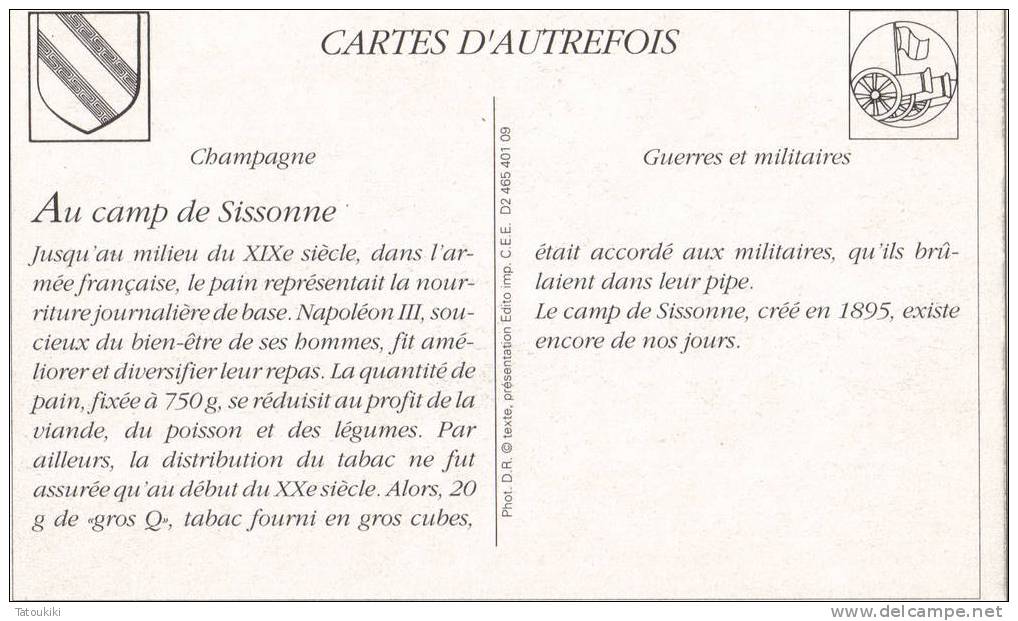 CARTES D AUTREFOIS Camp De Sissonne - Sissonne
