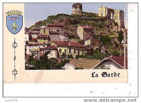 LA GARDE -   Le Château Et La Vieille Chapelle -  Blason  -  N° 8 - La Garde Freinet