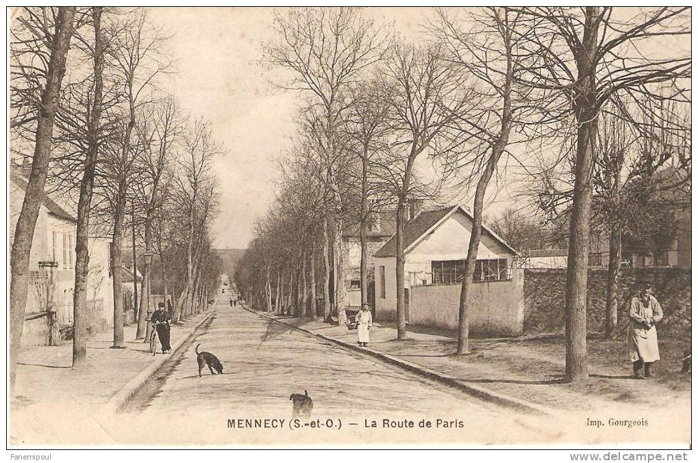 MENNECY .  La Route De Paris - Mennecy