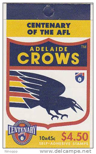 Australia - 1996 Centenary AFL  Adelaide  Crows   Booklet - Carnets