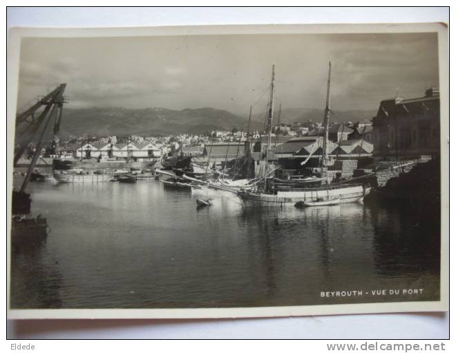 Beyrouth 20 Vue Du Port Voilier  Photoedition - Liban