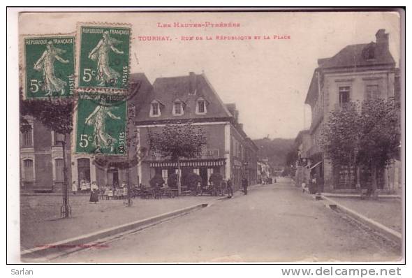 65 ,  TOURNAY , Rue De La Republique Et La Place - Tournay