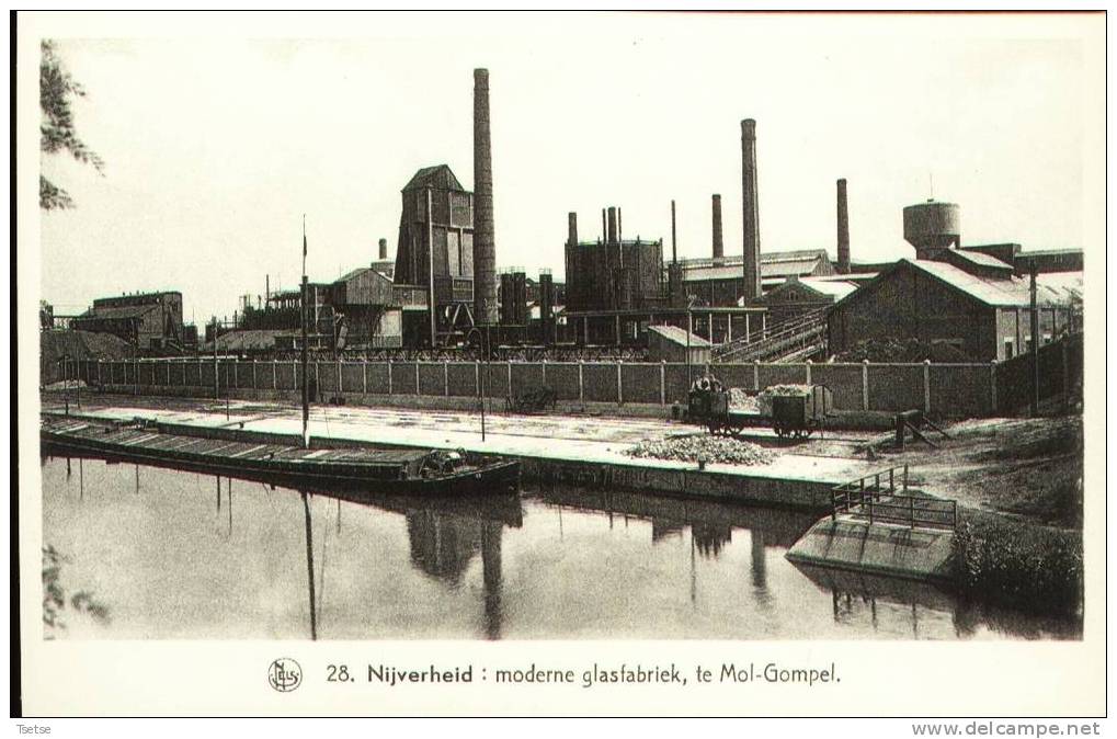 Mol-Gompel - Moderne Glasfabriek ( De Belgische Landschapen: De Kempen ) - Mol