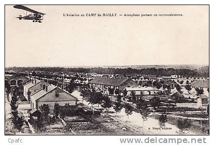 Cpa 1920 AVIATION AU CAMP DE MAILLY -aéroplane Partant En Reconnaissance - 1914-1918: 1st War