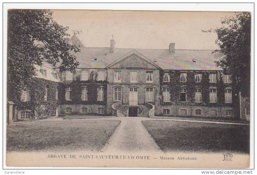 Abbaye De SAINT-SAUVEUR-LE-VICOMTE Maison Abbatiale 1922 - Saint Sauveur Le Vicomte