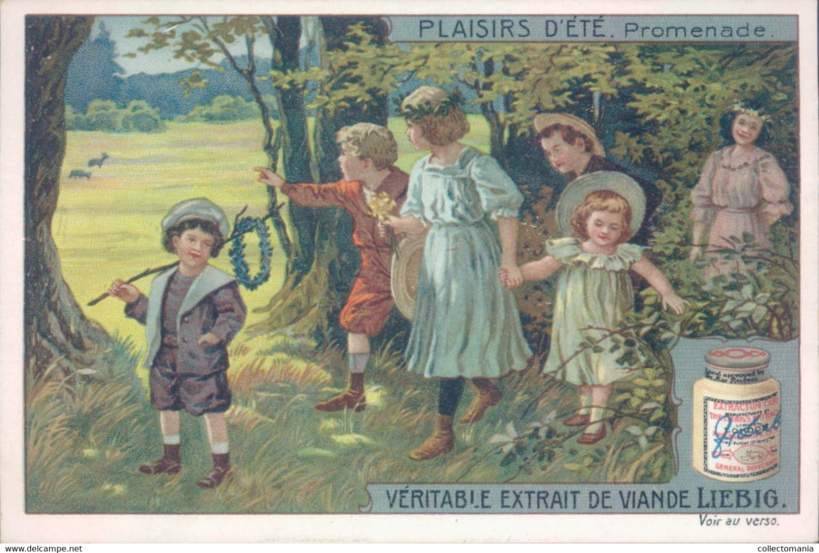 0991 Plaisirs D'ETE - Liebig 6 Cards Complete Set 1910,  Buy 20 Of Our Auctions And Get 20% Bonus ( 30 = - 30% Off ) - Liebig