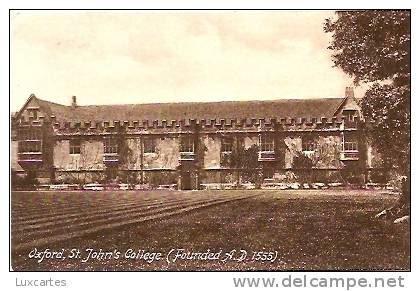 OXFORD. ST. JOHN'S COLLEGE. (FOUNDED A.D. 1555). - Oxford