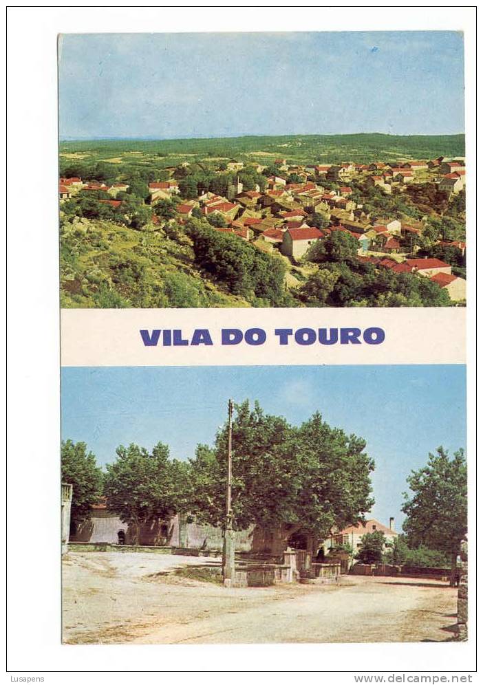 Portugal Cor 3568 – VILA DO TOURO - VISTA DO BURGO ANTIGO - LARGO DA CRIANÇA - (CONCELHO DO SABUGAL) - Guarda