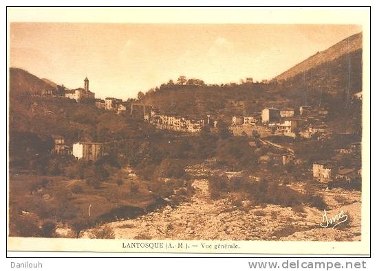 06 // LANTOSQUE, Vue Générale, Bistre éd VIAL - Lantosque