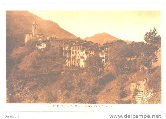 06 // LANTOSQUE, Eglise Du XV Siècle, Coll Vial - Lantosque