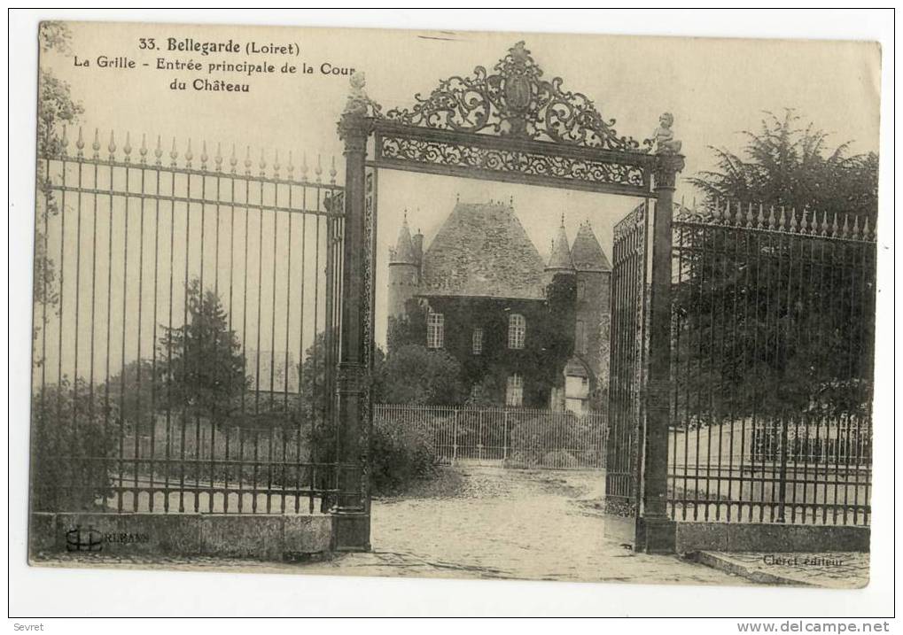 BEABELLEGARDE - La Grille- Entrée Principale De La Cour Du Château. - Sonstige & Ohne Zuordnung