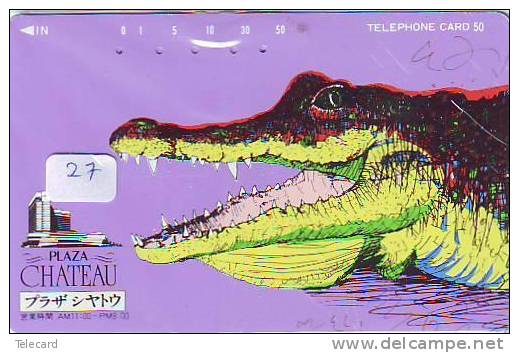 Télécarte KROKODIL Crocodile (27) - Krokodillen En Alligators