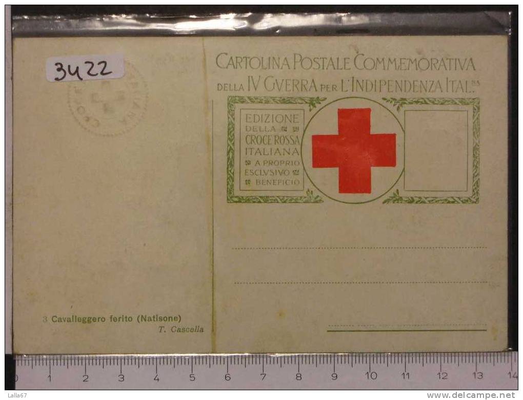 CROCE ROSSA - CASCELLA  N. 3422 - Red Cross