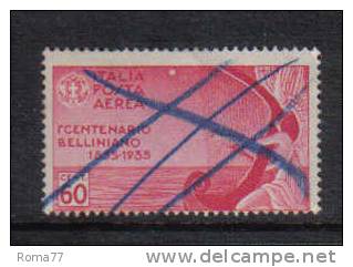 3RG773 - REGNO 1935 ,  Bellini Aerea : 60 Cent N. 92 Usato - Posta Aerea