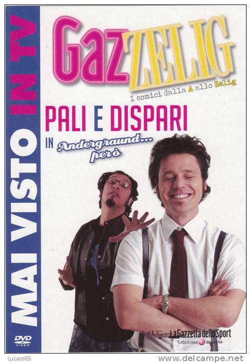 PROMOCARD N. 8450 GAZ  ZELIG PALI E DISPARI  GAZZETTA DELLA SPORT - Kabarett