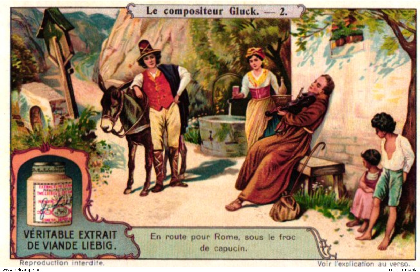 1114 Le Compositeur Composer Gluck - MINT - Als Nieuw - Wie Neu - Parfait état - Chromo Litho Music Liebig - Liebig