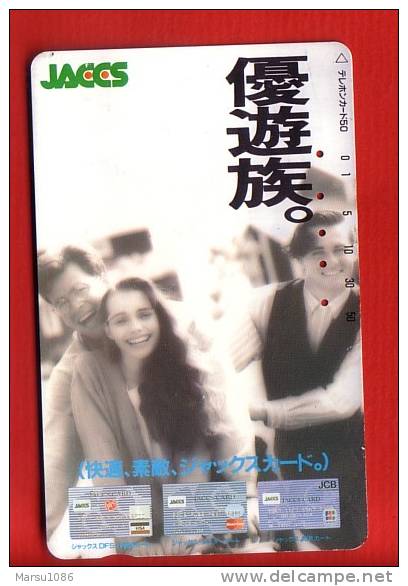 Japan Japon Telefonkarte Télécarte Phonecard Telefoonkaart -  Carte   Card  VISA   Frau Women  Femme Girl - Publicidad