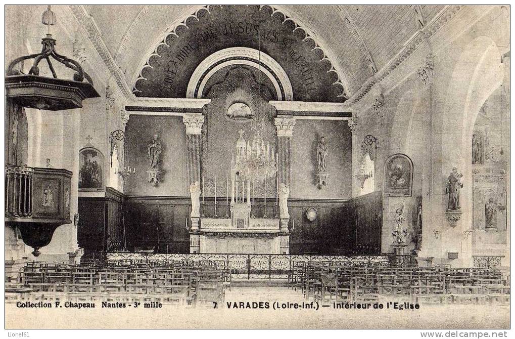 VARADES : (44) Intérieur De L'église - Varades