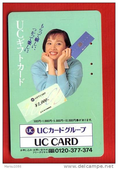 Japan Japon Telefonkarte Télécarte Phonecard Telefoonkaart -  Carte   Card UC   Frau Women  Femme Girl - Publicidad