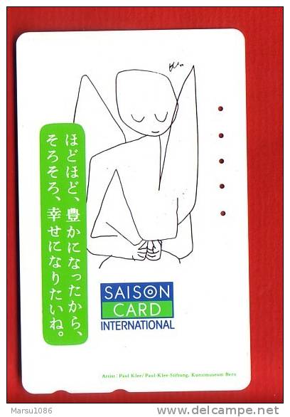 Japan Japon Telefonkarte Télécarte Phonecard Telefoonkaart -  Carte   Card  Saison Paul Klee - Reclame