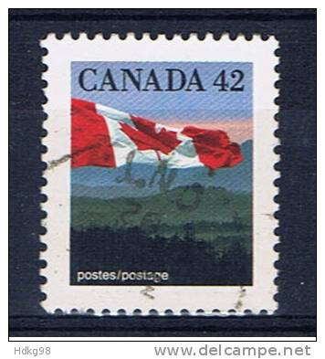 CDN+ Kanada 1991 Mi 1268 Flagge - Oblitérés