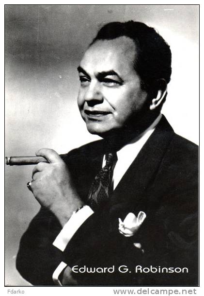 Edward G.Robinson - Attore Cinéma Spectacle CPM - Actores